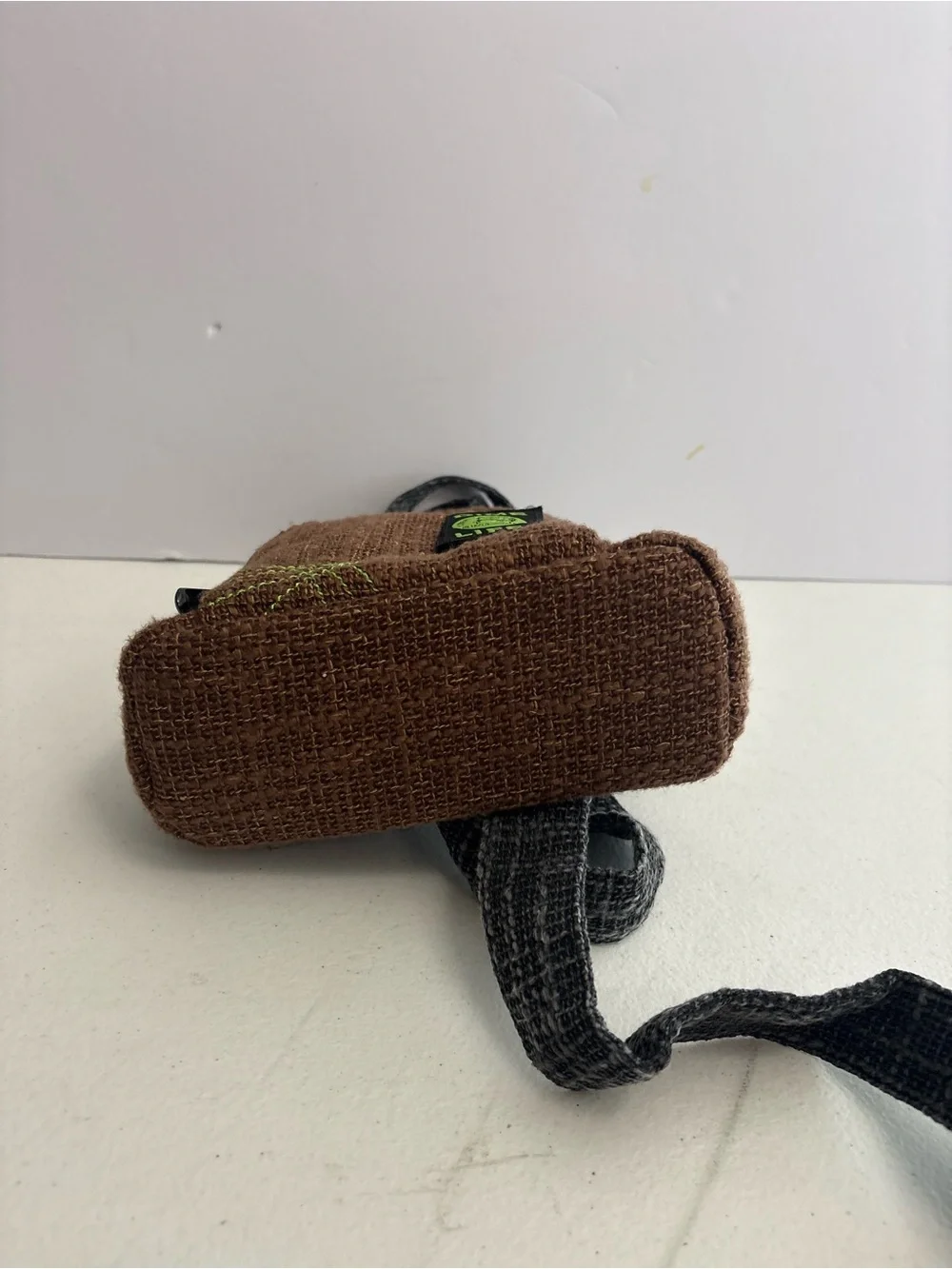 brown Dime Bags Club Kid mini backpack Earthy Canvas